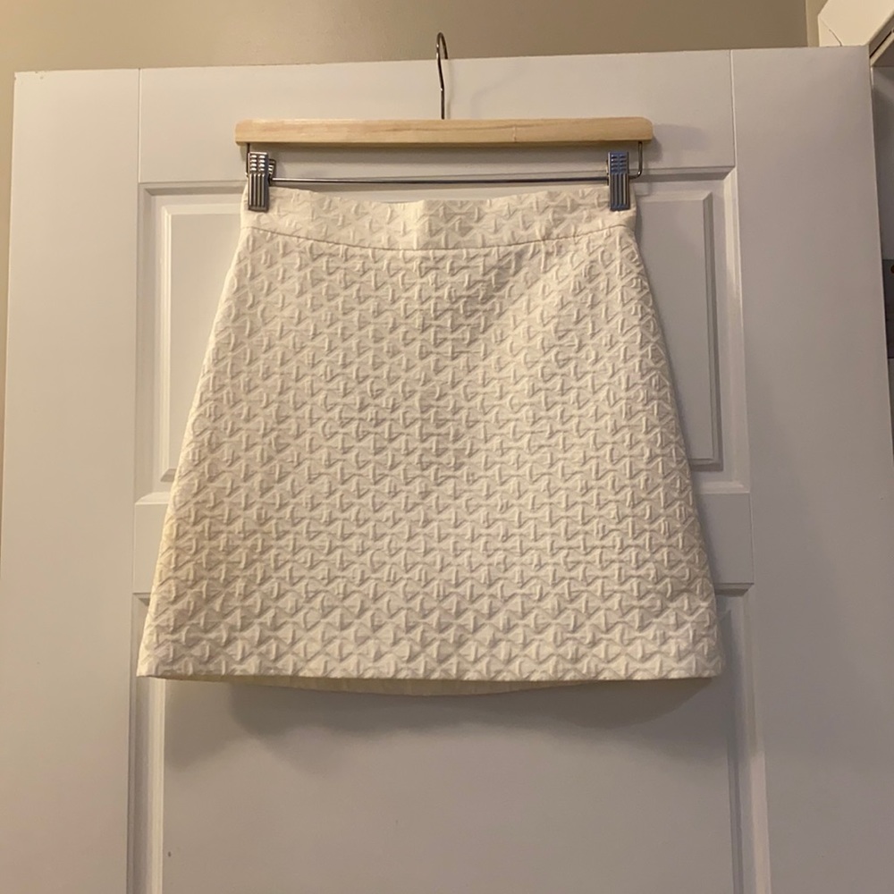 Top shop white miniskirt